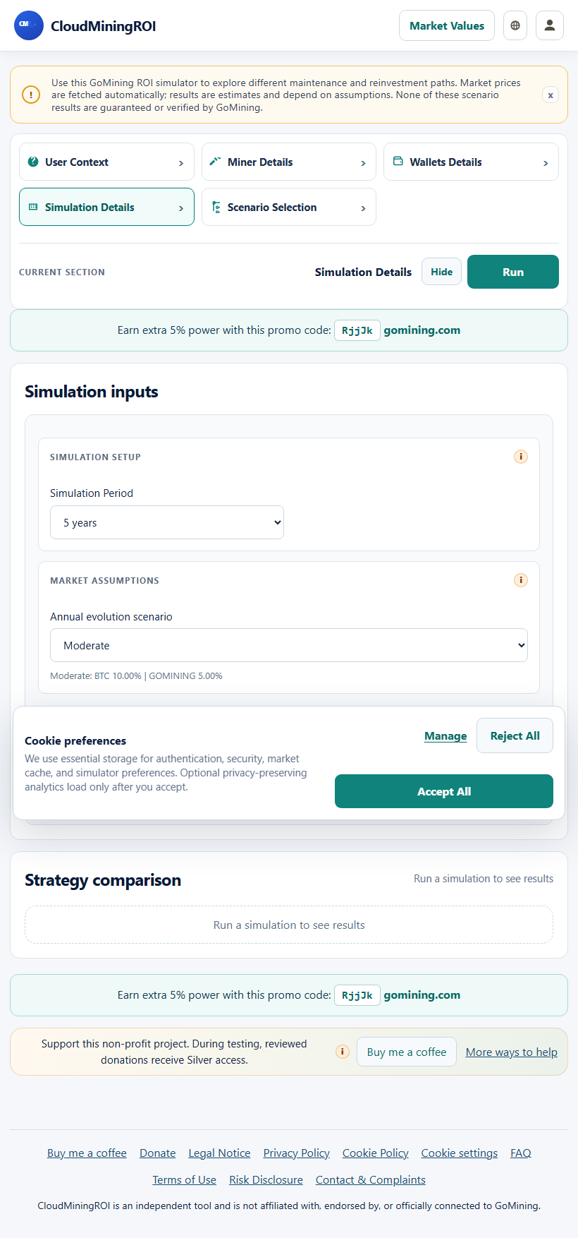 Simulation Details